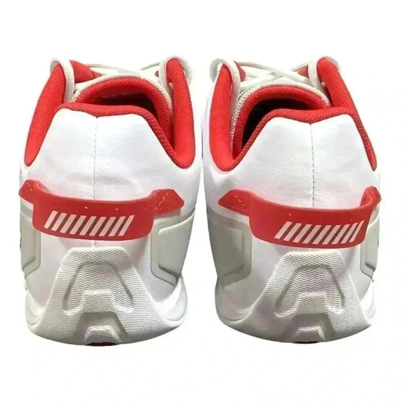 Puma Scuderia Ferrari CAT Motorsport Shoes Men 10.5 White Red Driving 306857 02 - Picture 5 of 9